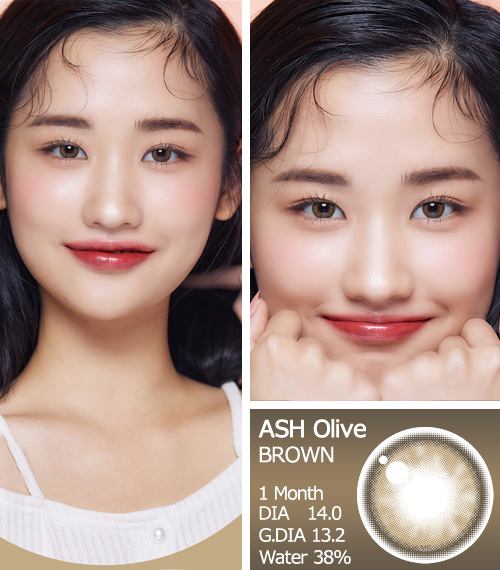 【6ヶ月/乱視用】 トリカ アッシュ オリーブ ブラウン3