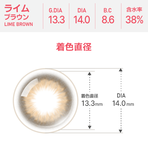 【期間選択/乱視用】 トーリックミー・ライム ブラウン4