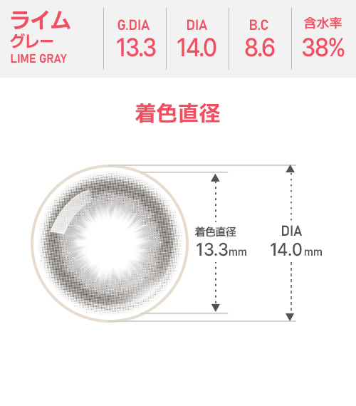 【期間選択/乱視用】 トーリックミー・ライム グレー4