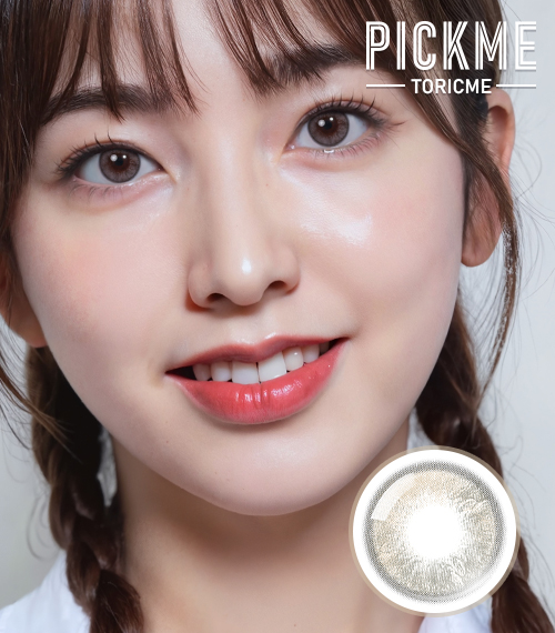 【期間選択/乱視用】 トーリックミー・ミルキー グレー2