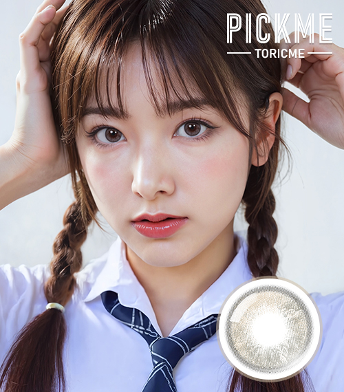 【期間選択/乱視用】 トーリックミー・ミルキー グレー3